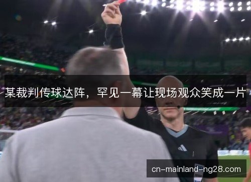 某裁判传球达阵，罕见一幕让现场观众笑成一片